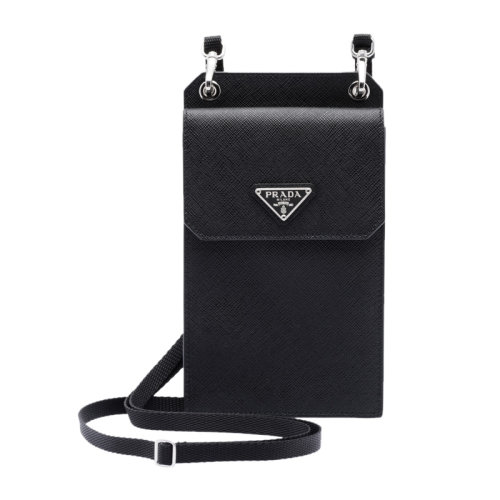 PRADA/普拉達(dá) 男士黑色手機(jī)包 2ZH068-053-F0002