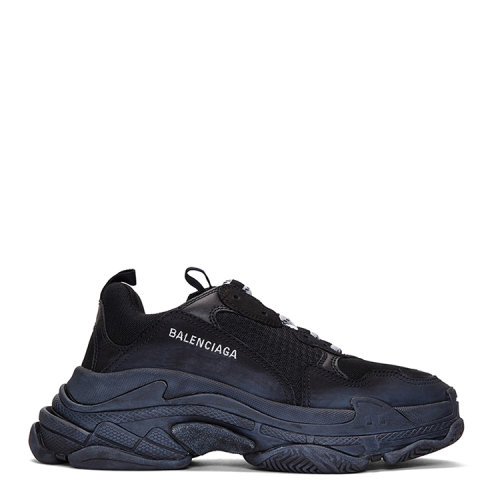 【微瑕】Balenciaga/巴黎世家 21年春夏 百搭 男性 黑色 休閑運動鞋 534162 W09OM 1000