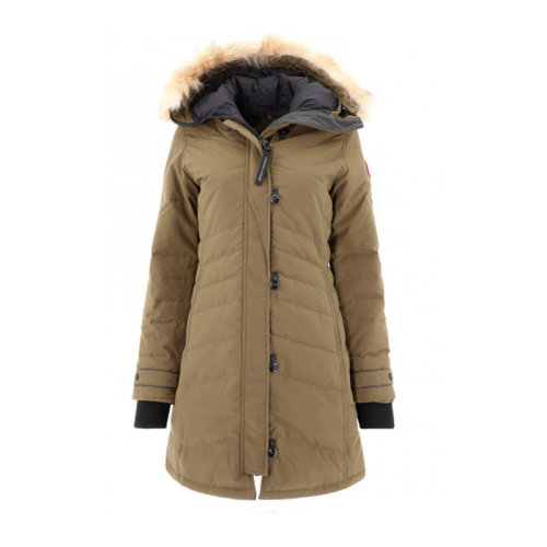 CANADA GOOSE/加拿大鵝  女裝   時尚百搭 女士灰色連帽毛領秋冬羽絨服 CG 2090LB 31811