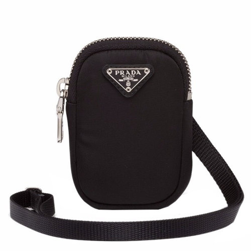 PRADA/普拉達 女士 女包 黑色尼龍斜挎包單肩包 1TT130-2CKI-F0002