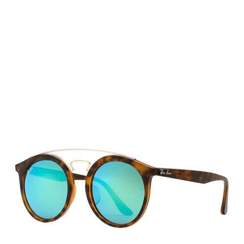 Ray-Ban/雷朋 個(gè)性 文藝 復(fù)古 圓形 蝶形 全框 男女款 太陽鏡 彩色 反光 鏡片 墨鏡 眼鏡 RB4256F RB4346 4257F RB4266 49~55mm RayBan 雷朋