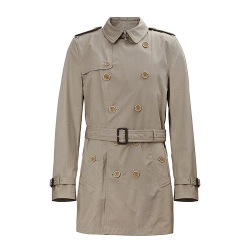 BURBERRY/博柏利  男裝 服裝 男士純棉經(jīng)典雙排扣風衣 男士大衣