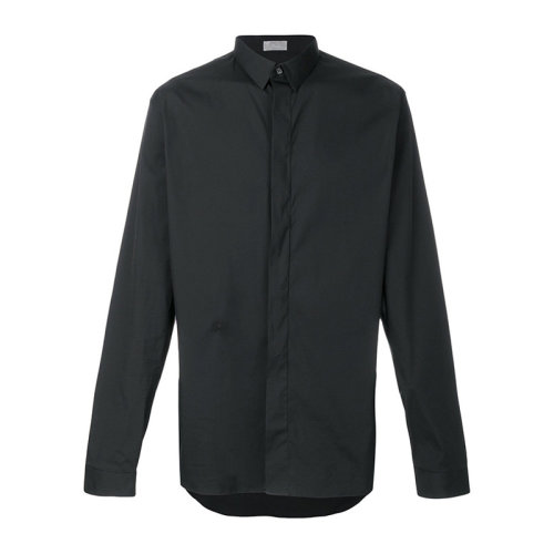 Dior 迪奧  男裝 服裝 黑色棉質(zhì)商務(wù)休閑 男士長袖襯衫 863C569B1223