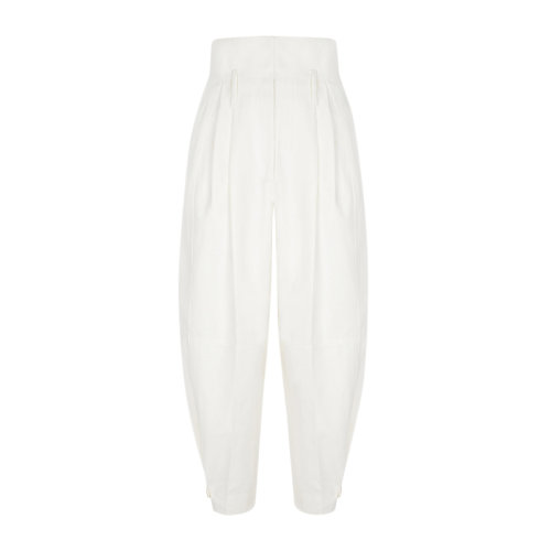 Givenchy/紀(jì)梵希 女裝 服裝 白色棉質(zhì)長褲 女士休閑褲