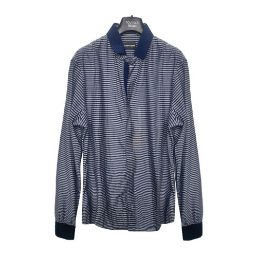 Emporio Armani/安普里奧阿瑪尼 男士藍色條紋襯衫 R1CM2T R128C 020