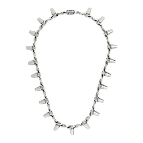  GUCCI古馳 22年秋冬 女士 飾鉚釘長款項鏈 716752 I4601 0926