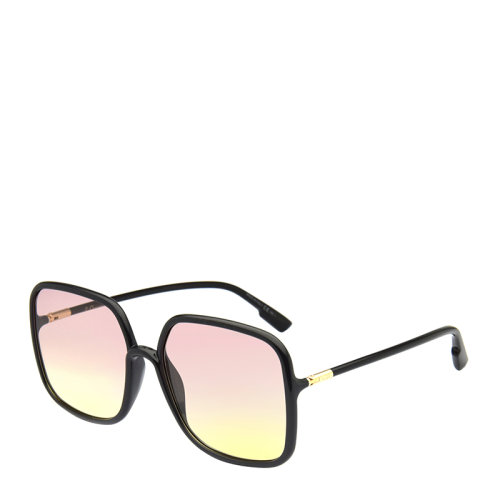 DIOR/迪奧 章若楠 奚夢瑤 周揚青 霍思燕 眾多明星同款 13色 超輕 方形 大框 太陽鏡 墨鏡 眼鏡 SOSTELLAIRE1 59mm DIOR 迪奧