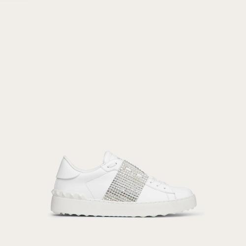  VALENTINO華倫天奴 22年秋冬 女士 休閑運(yùn)動(dòng)鞋 SNEAKERS OPEN A_VEC CRISTAUX WW2S0781ZZCE42 預(yù)定商品1-3周發(fā)貨