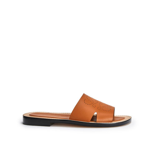 LOEWE/羅意威 男士焦糖色涼拖 453.10.849 3649