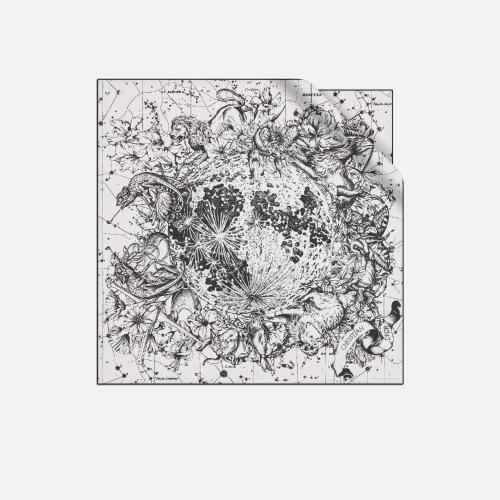  DIOR迪奧 22年秋冬 女士 絲巾 Dior 印花方巾 15ZOD055I607_C011 預(yù)定商品1-3周發(fā)貨