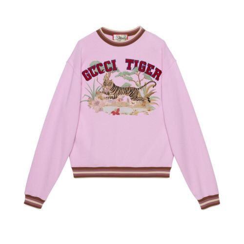  GUCCI古馳 22年秋冬 女士 中國新年系列棉質(zhì)衛(wèi)衣 634851 XJD33 5377