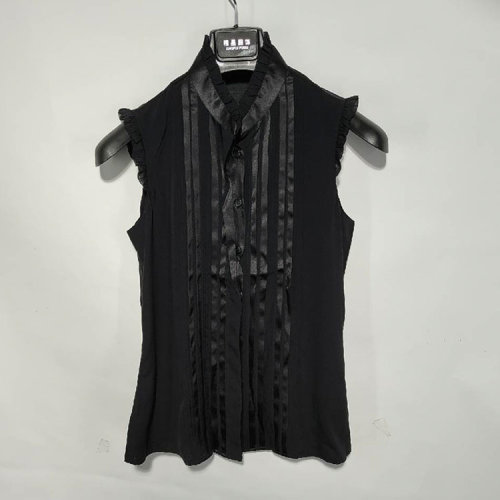 Emporio Armani/安普里奧阿瑪尼 黑色女士無袖上衣