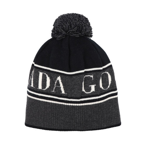 CANADA GOOSE/加拿大鵝 百搭保暖 女性黑色帽子 5114L61