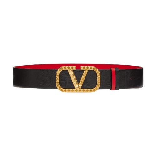  VALENTINO華倫天奴 22年秋冬 女士 腰帶 CEINTURE VLOGO SIGNATURE EN VEAU GRAINé. HAUTEUR 預(yù)定商品1-3周發(fā)貨