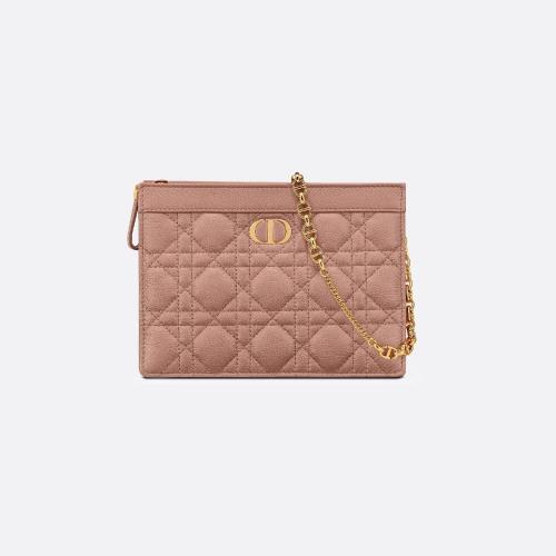  DIOR迪奧 22年秋冬 女士 手拿包 Pochette slim Dior Caro S5106UWHC_M50P