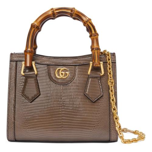  GUCCI古馳 22年秋冬 女士 Gucci Diana竹節(jié)_迷你手袋 675800 LUZ0G 2351