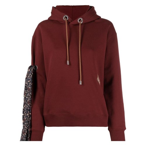  CHLOE/克洛伊 女士酒紅色棉質(zhì)衛(wèi)衣 C21SJH06086 601 PLFSX