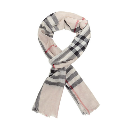 BURBERRY/博柏利 男女通用款經(jīng)典格紋混紡圍巾 80154071