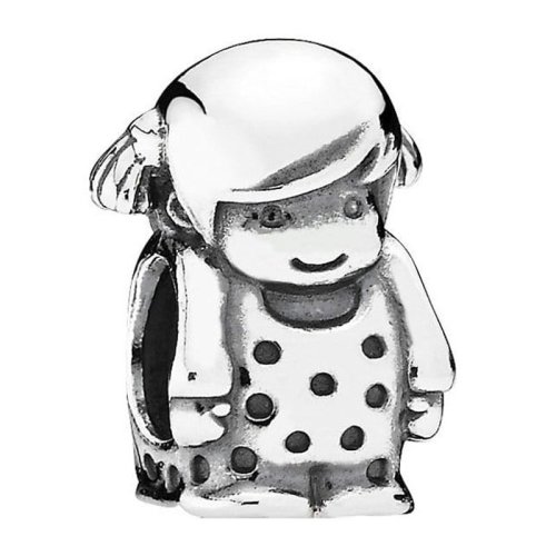 PANDORA/潘多拉 女士925銀可愛女孩銀色手鏈串珠 791531