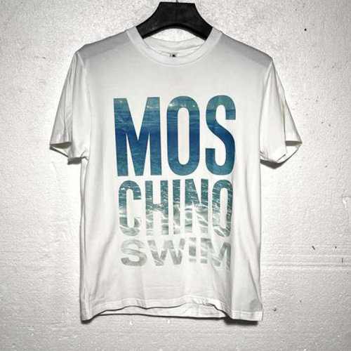 MOSCHINO/莫斯奇諾 白色男士短袖POLO衫