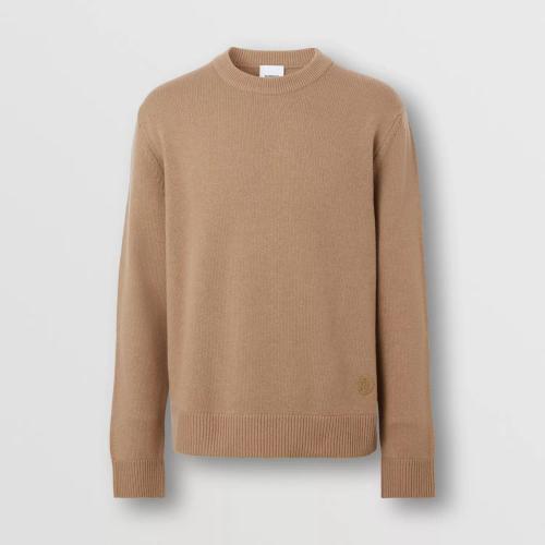  BURBERRY 22年秋冬 男士 專屬標識裝飾羊絨針織衫 80587331