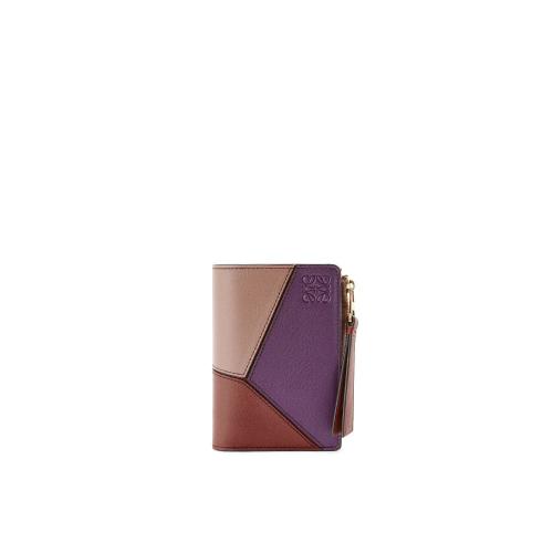  LOEWE羅意威 22年秋冬 女士 錢(qián)包 Puzzle slim zip bifold wallet in classic calfskin C510P3