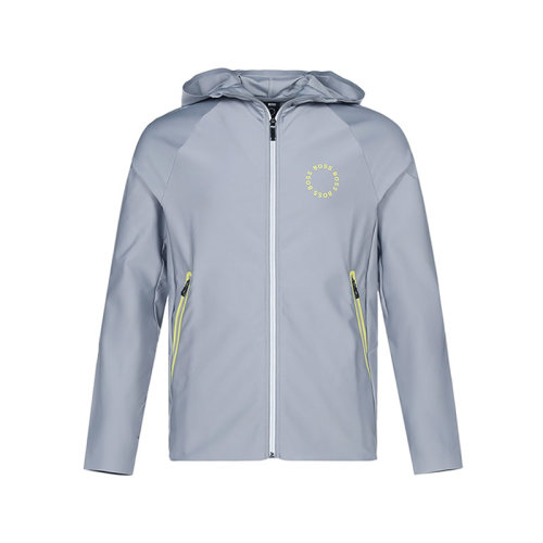 HUGO BOSS/雨果博斯 男士夾克 男士滌綸連帽長袖運(yùn)動衫夾克外套 50459949