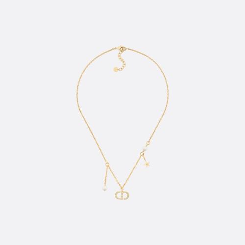  DIOR迪奧 22年秋冬 女士 項鏈 Petit CD 項鏈 N1673PTCCY_D301