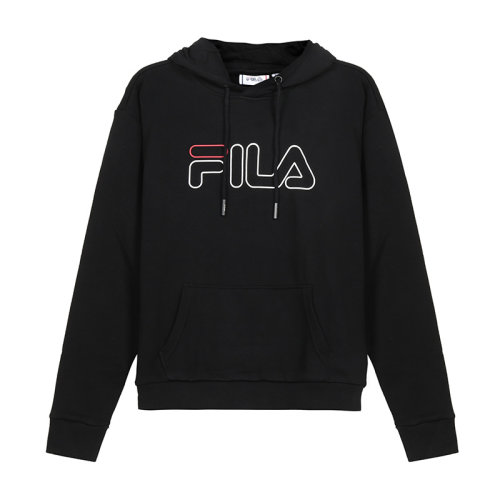 FILA/斐樂(lè) 女士棉質(zhì)連帽長(zhǎng)袖衛(wèi)衣運(yùn)動(dòng)衫 683502