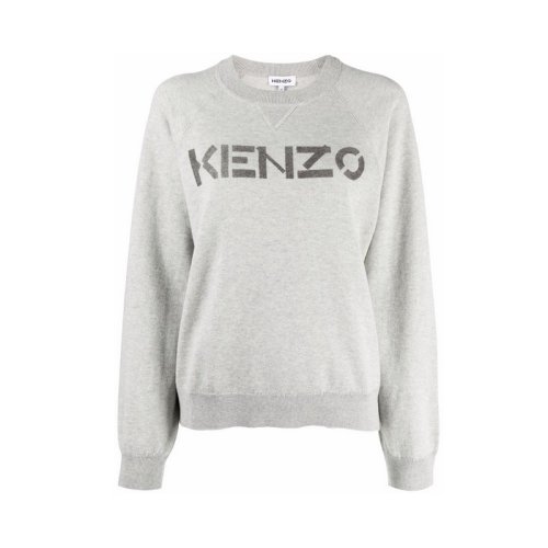  KENZO/高田賢三 女士灰色羊毛針織衫/毛衣 FB62PU6333LB 93 PLFSX