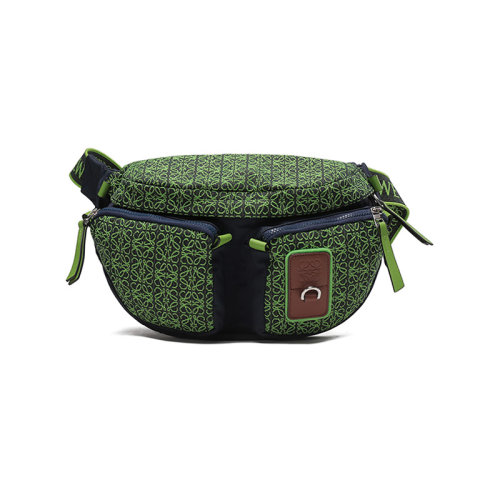 LOEWE/羅意威 男士織物胸包斜挎包腰包Anagram提花 B687A26X01