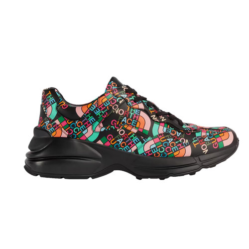 GUCCI/古馳 22秋冬款 The North Face聯(lián)名系列 男士多色皮革飾有全鞋面LOGO印花備用鞋帶低跟運(yùn)動(dòng)鞋685739UOQ001086