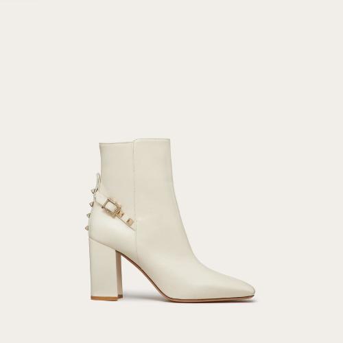  VALENTINO華倫天奴 22年秋冬 女士 短靴 BOTTINES ROCKSTUD EN NAPPA. TALON?: 90?MM 1W2S0F