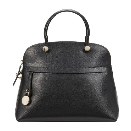Furla/芙拉 Piper系列 女士手拎包挎包單肩包  黑色