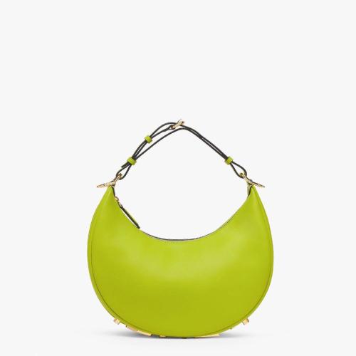  FENDI芬迪 22年秋冬 女士 手提包 嫩芽綠皮革手袋 8BR798A5DYF1JCS