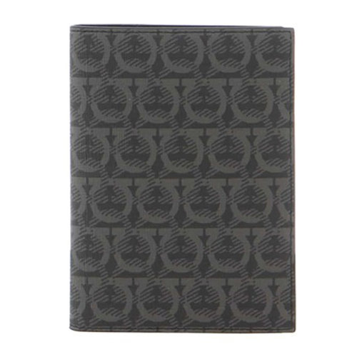 Salvatore Ferragamo/菲拉格慕 男士深灰色零錢包卡包男包 66-A491-716498（99新未使用）