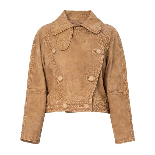 Emporio Armani/安普里奧阿瑪尼 卡其色 女士大衣 ANB01P-A2P01-125