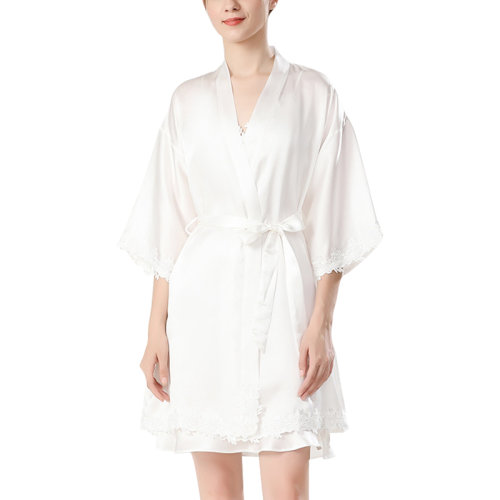 GeleiStory/GeleiStory  春秋性感吊帶兩件套睡袍睡裙真絲家居服  女裝＞女士睡衣/家居服＞女睡衣/家居服