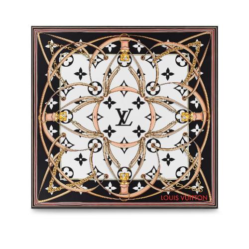  LV路易威登 22年秋冬 女士 圍巾 Carre Ultimate Monogram M76649 預(yù)定商品2-8周發(fā)貨