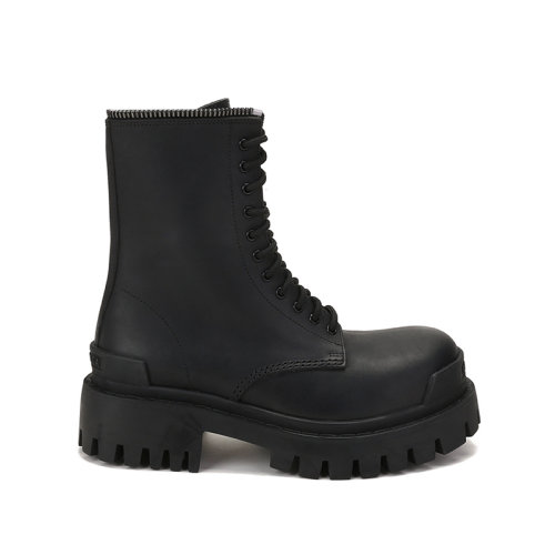 Balenciaga/巴黎世家【22春夏新款】女士虎年系列牛皮革Master系帶靴子短靴 664709 WA9O1