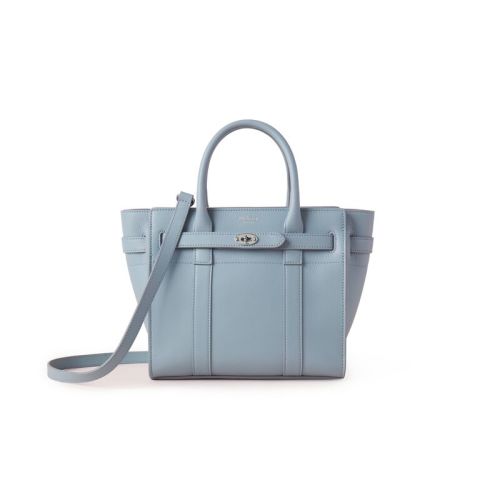 Mulberry/瑪百莉 Bayswater 牛皮革迷你拉鏈?zhǔn)痔岚? class=