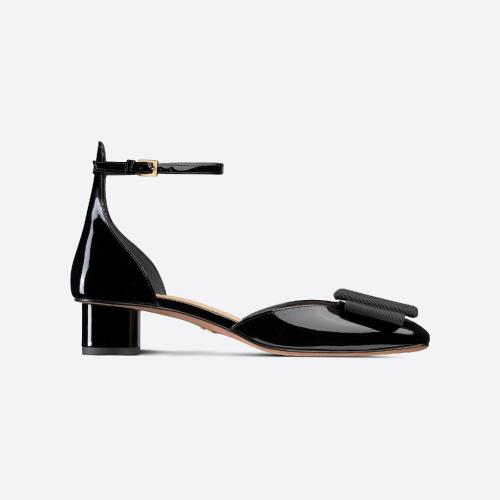  DIOR迪奧 22年秋冬 女士 中跟鞋 Ballerine Dior Idylle KCB777PGO_S900