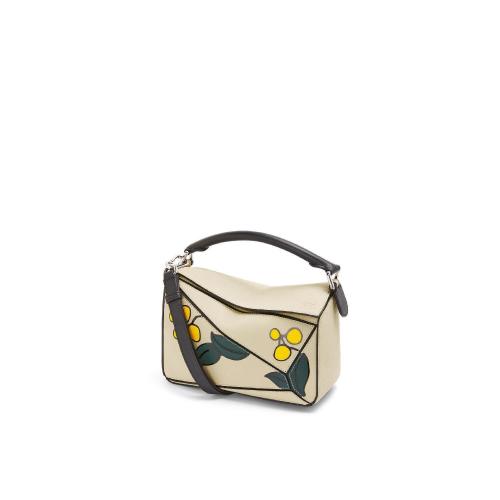  LOEWE羅意威 22年秋冬 女士 單肩包 Herbarium Small Puzzle bag in soft grained calfskin A5