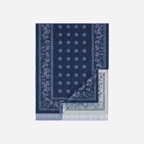  DIOR迪奧 22年春夏 男士 圍巾 écharpe a motif bandana 28E0003A0648_C580