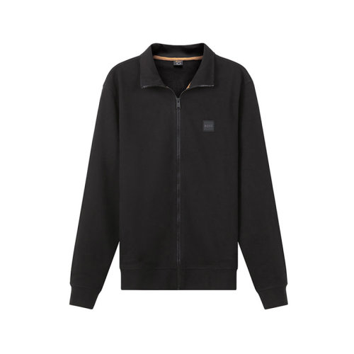 HUGO BOSS/雨果博斯 【22秋冬新款】 男士棉質(zhì)寬松版拉鏈衛(wèi)衣開衫運(yùn)動(dòng)衫外套 50468428