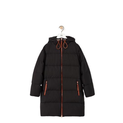  LOEWE羅意威 22年秋冬 女士 大衣 Long hooded puffer in cotton S359Y02X42-1100