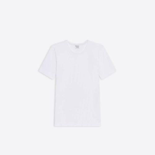  BALENCIAGA巴黎世家 22年秋冬 女士 短袖T恤 Womens Cropped T-shirt in White 6855183B4B6900