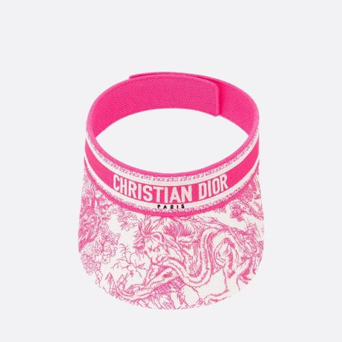  DIOR迪奧 22年秋冬 女士 帽子 Visiere Toile de Jouy Sauvage 24TJV978X132_C436