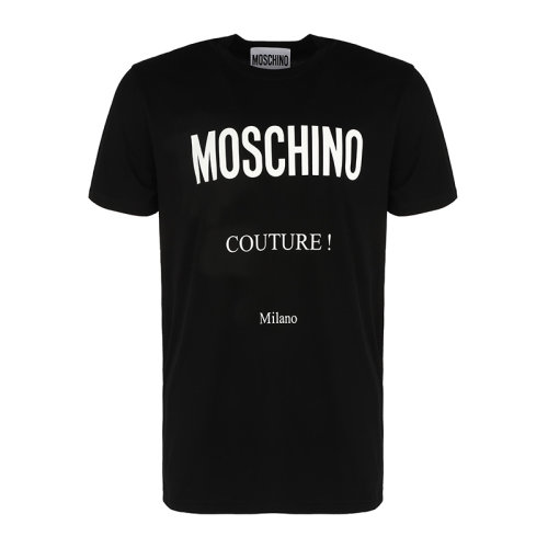 MOSCHINO/莫斯奇諾經(jīng)典字母印花男士短袖T恤情侶款A(yù)071920401