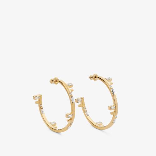  FENDI芬迪 22年秋冬 女士 耳環(huán) 金色耳環(huán) 8AH714ALI3F089U